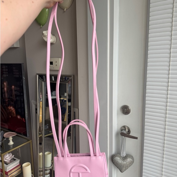 Pink Telfar Small Bubblegum Mini - Picture 5 of 5